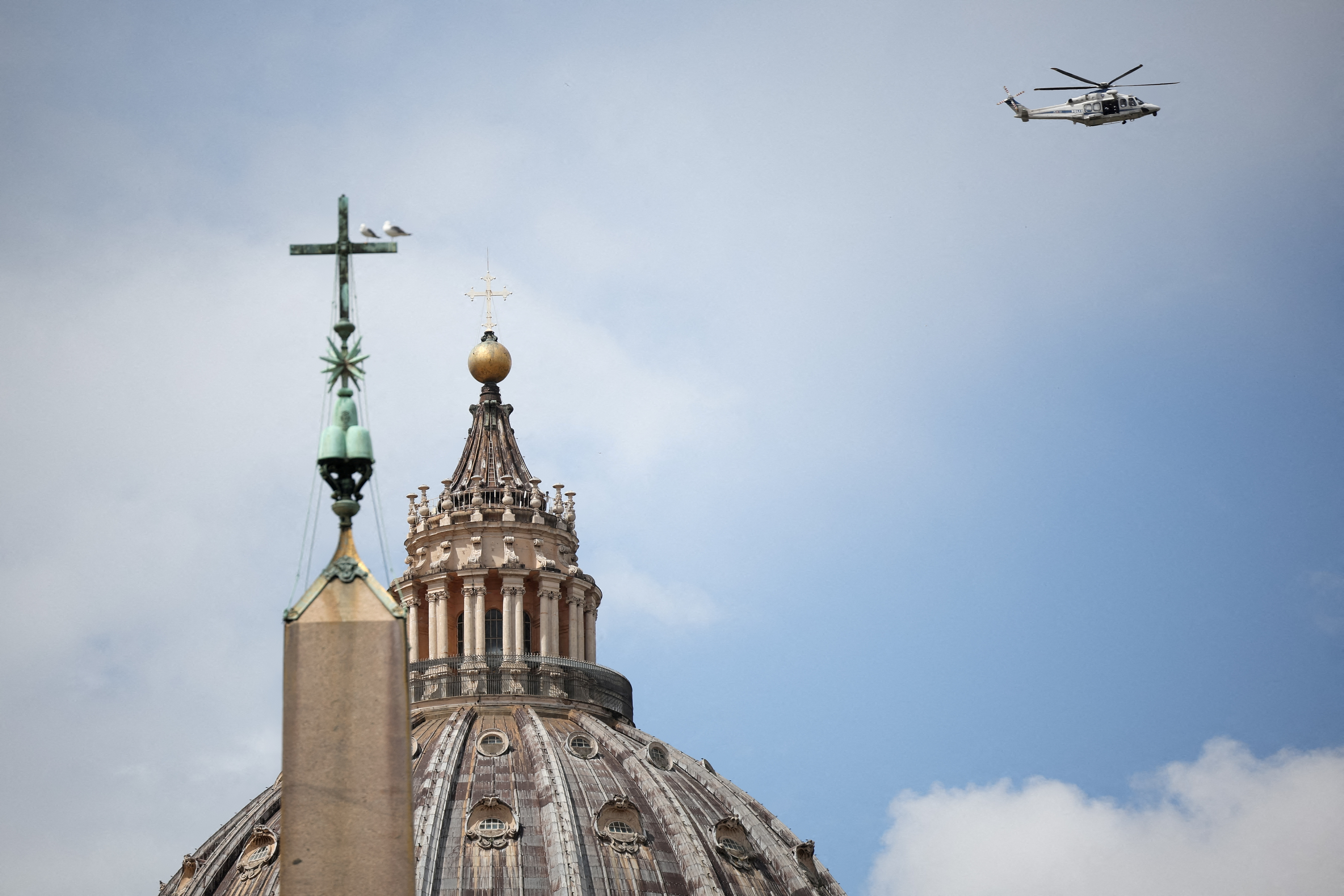 Pope Francis lies in state in St. Peter's Basilica at the Vatican