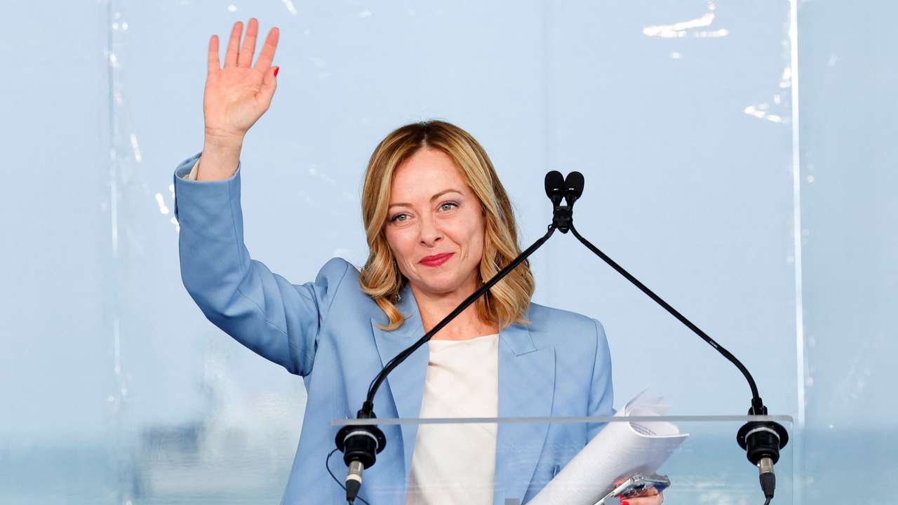 "Brothers of Italy" (Fratelli d'Italia) party conference in Pescara