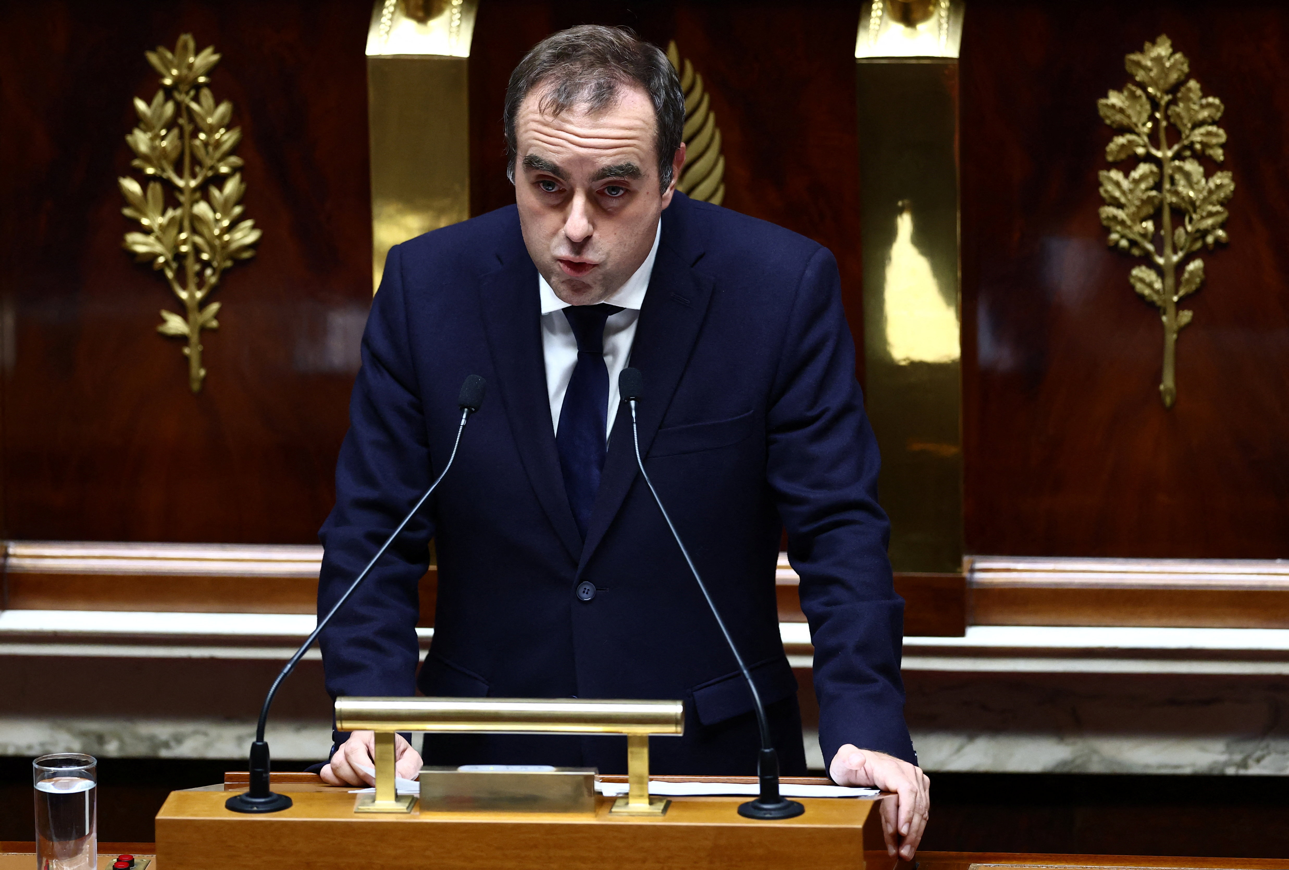 French PM delivers his general policy speech at the National Assembly in Paris