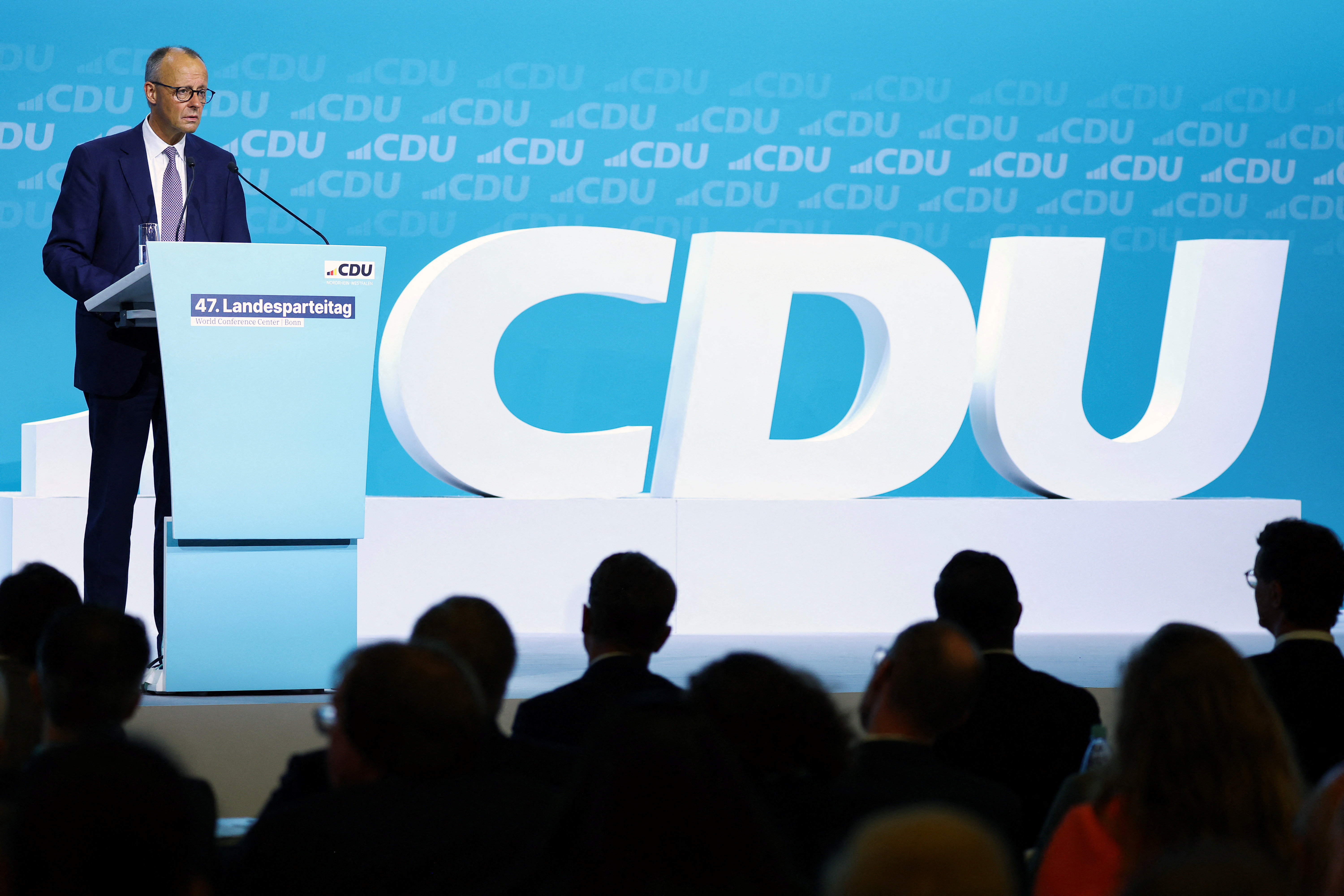North-Rhine Westphalia CDU party convention in Bonn