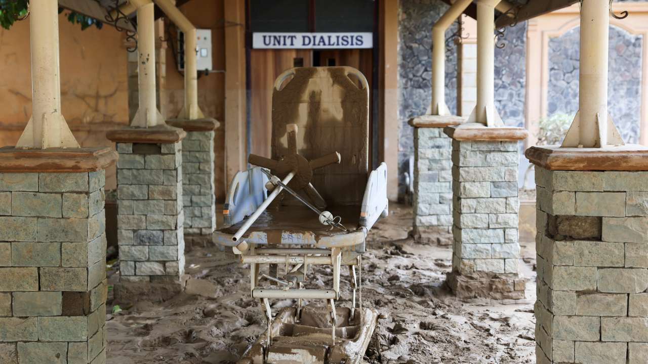 Aftermath of deadly flash flood triggered by heavy rains in Karang Baru