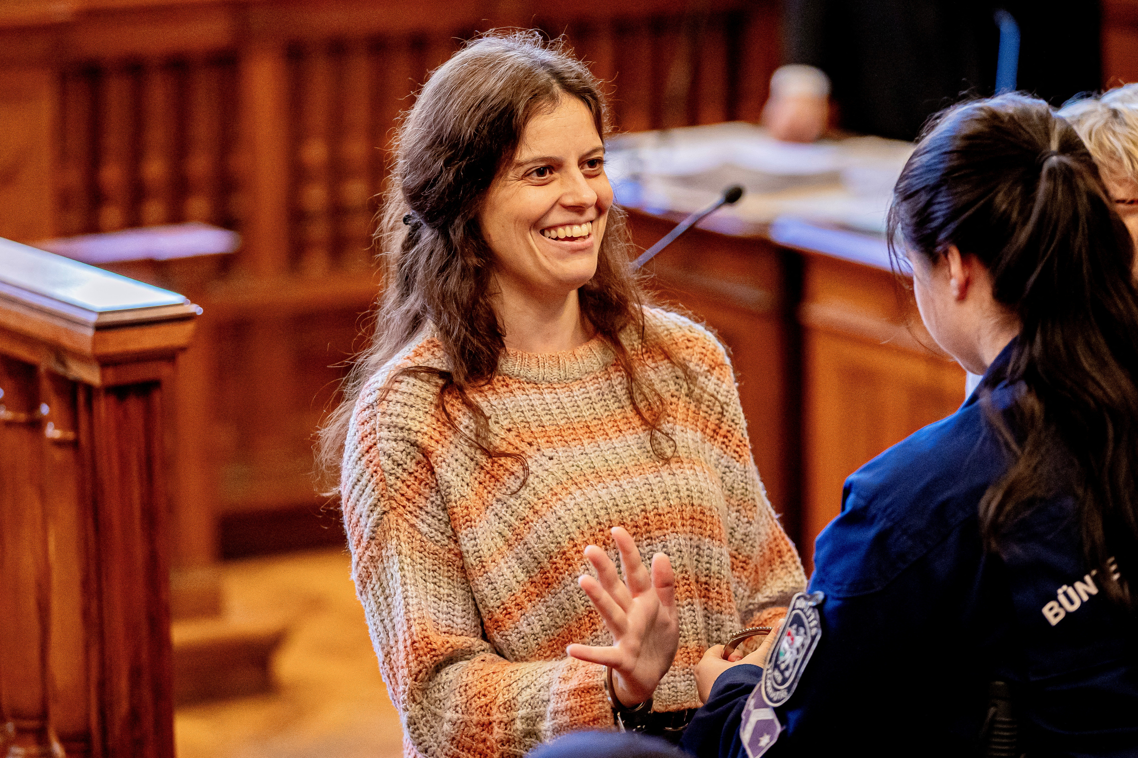 Italian Ilaria Salis appears in a court in Budapest