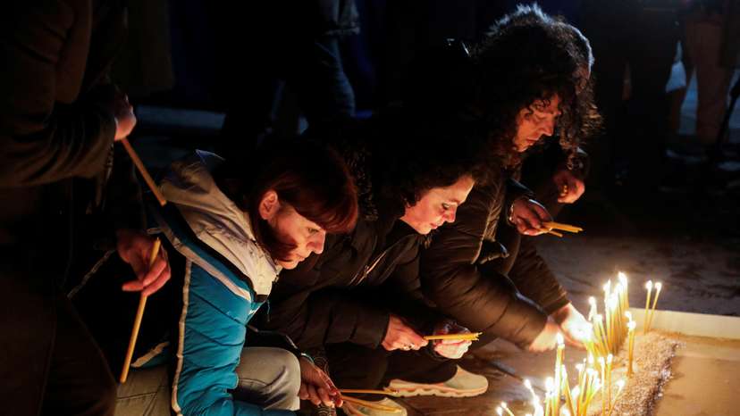 Vigil for people killed in Montenegro mass shooting