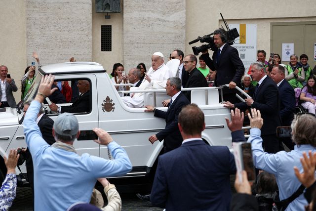 Easter Sunday at St. Peter's Square at the Vatican