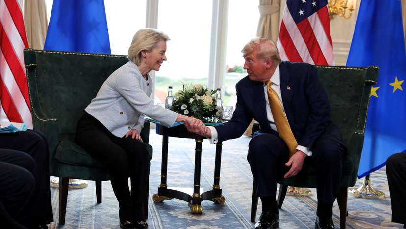 U.S. President Trump visits Scotland