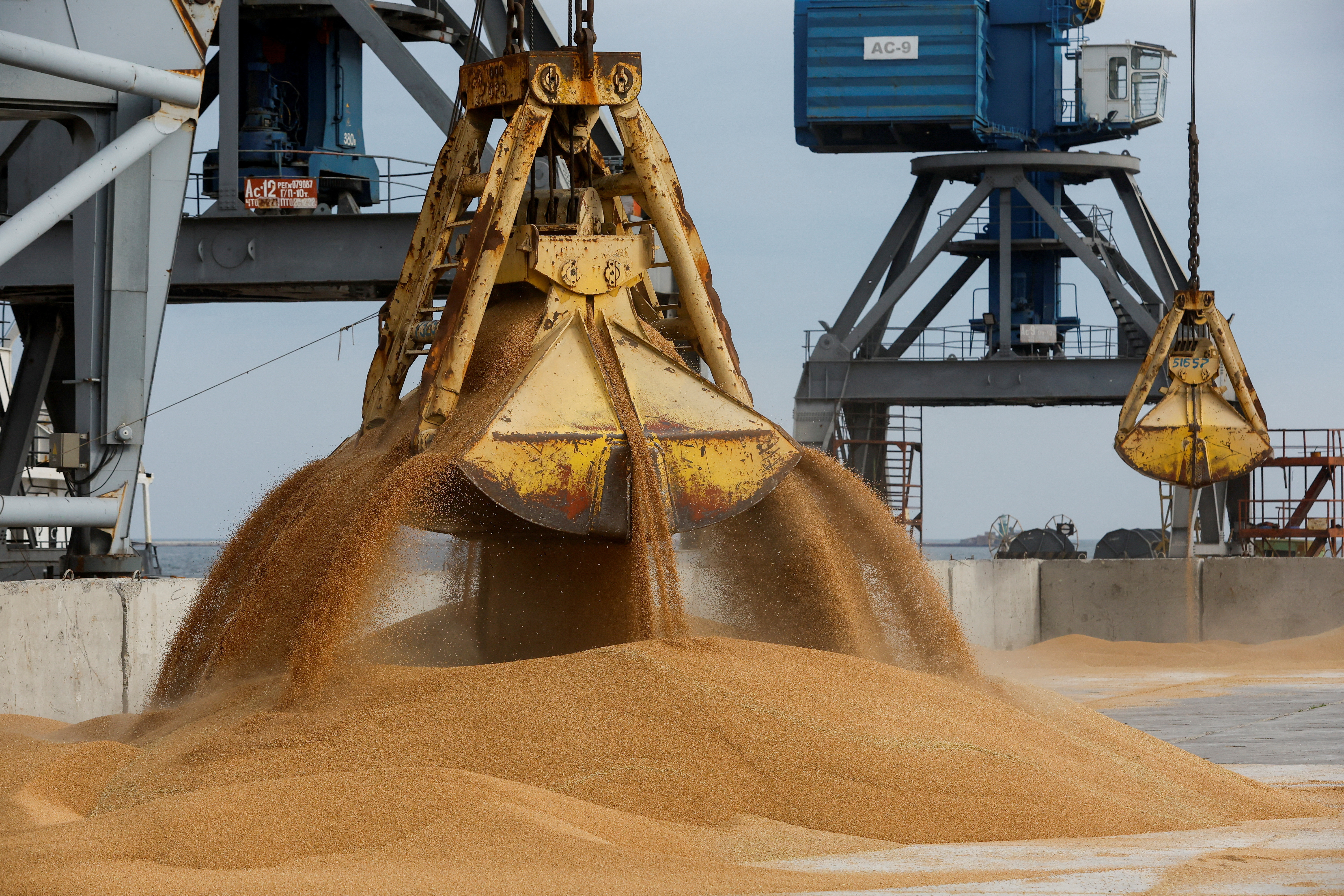 FILE PHOTO: Operations at Mariupol port amid Russia-Ukraine conflict
