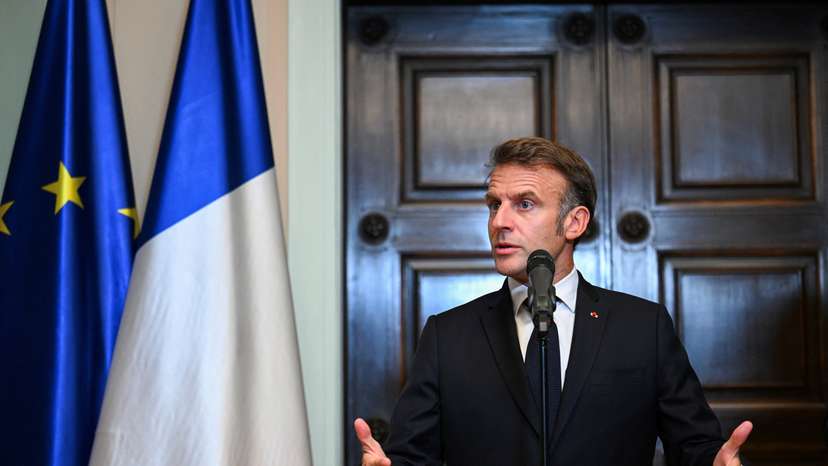 French President Macron visits Germany