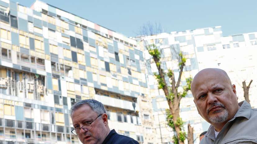 ICC Prosecutor Khan and Ukrainian Prosecutor General Kostin visit the Ohmatdyt Children's Hospital in Kyiv