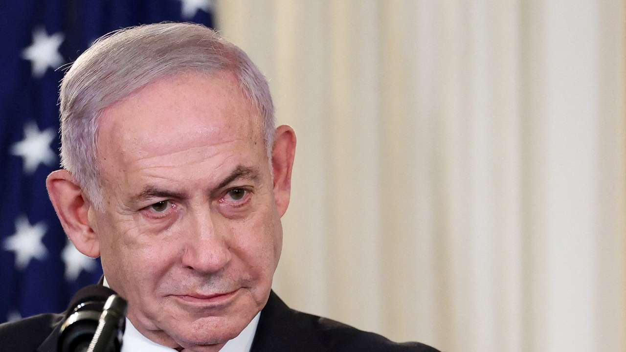 FILE PHOTO: U.S. President Trump meets Israeli PM Netanyahu at the White House in Washington