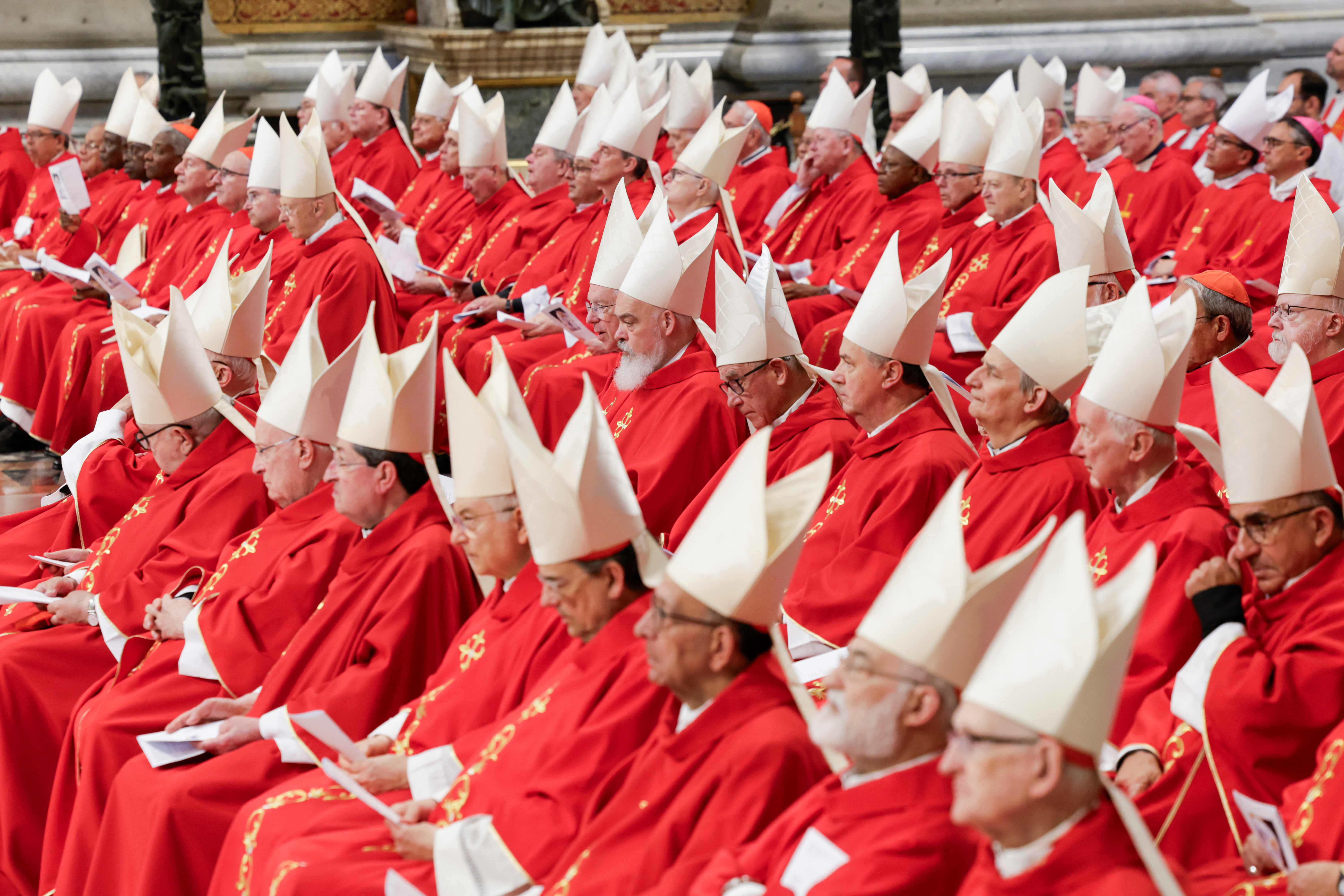 Mass to mourn Pope Francis held at St. Peter's Basilica