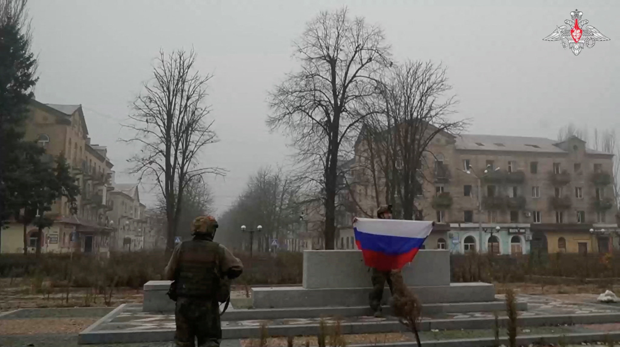 Russian defence ministry shows video of its soldiers in centre of Ukraine's Pokrovsk