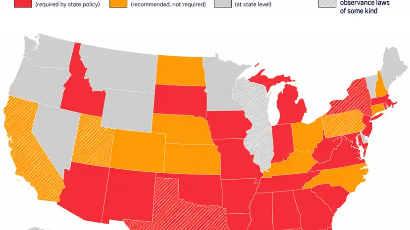 How 9/11 is taught in US schools depends on where students live