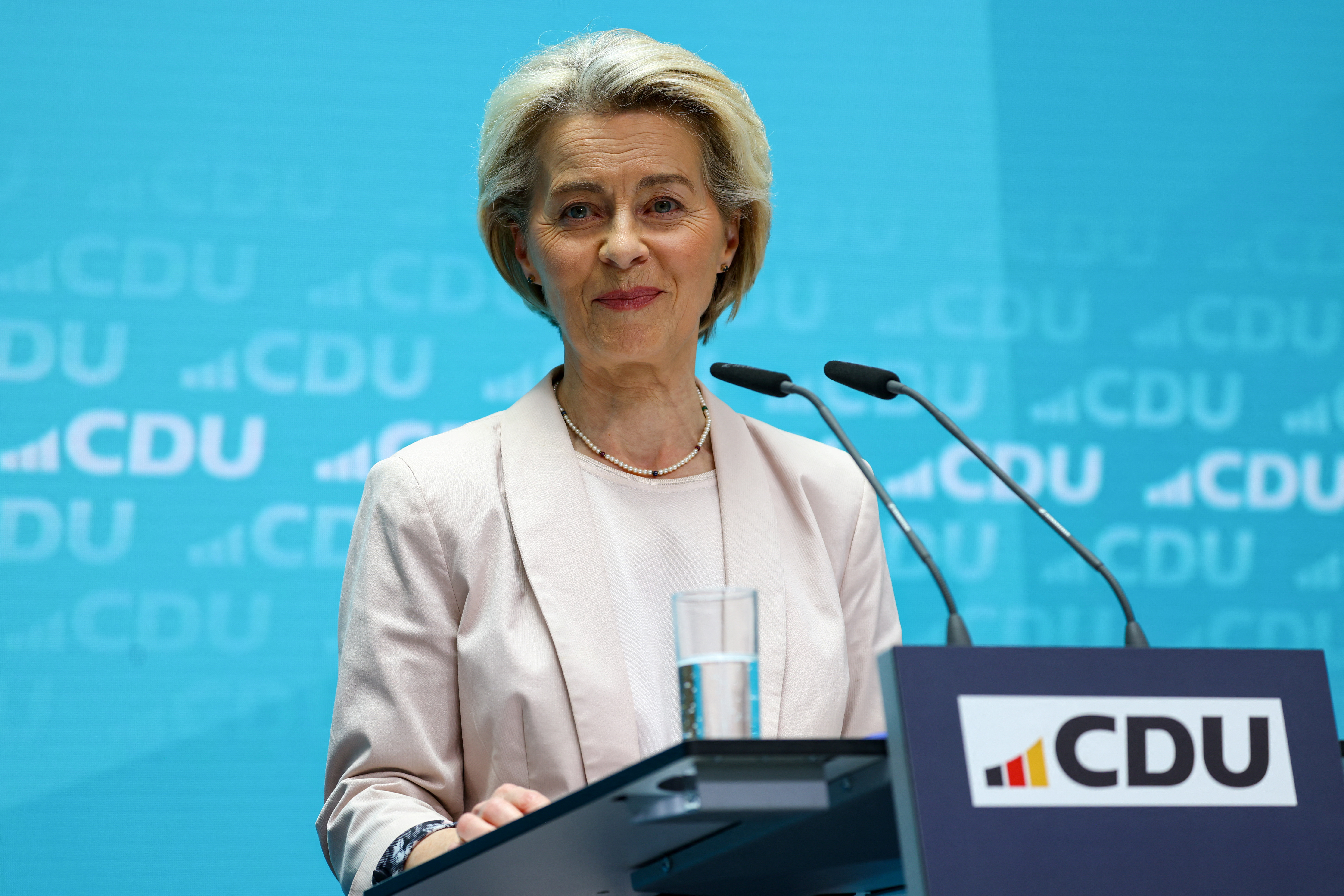 CDU party leadership meeting after the EU elections, in Berlin