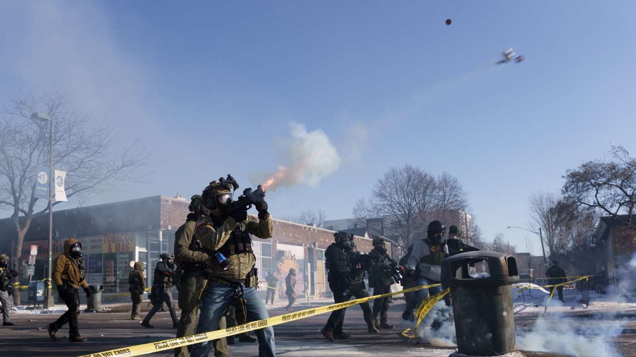 Protest after federal agents fatally shot a man while trying to detain him, in Minneapolis