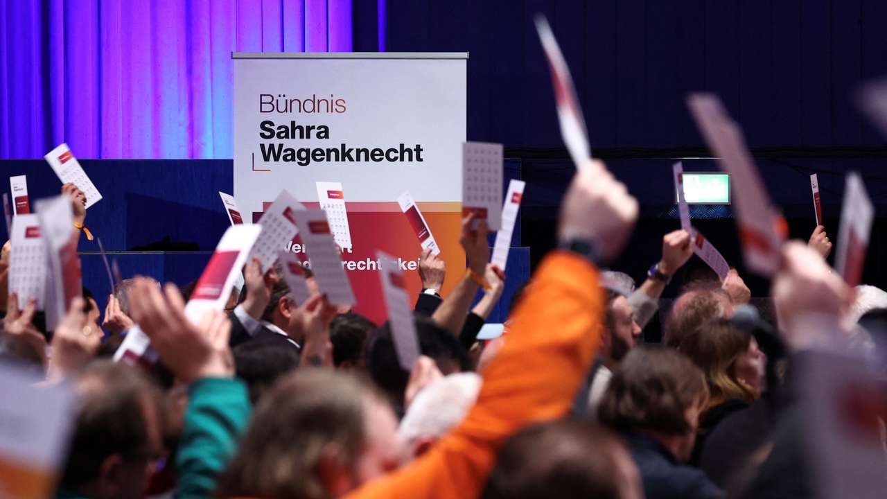 Founding convention of new BSW party in Berlin