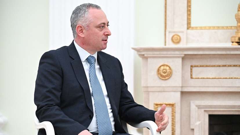 Russia's President Putin and new President of Georgia's breakaway region of Abkhazia, Gunba, meet in Moscow