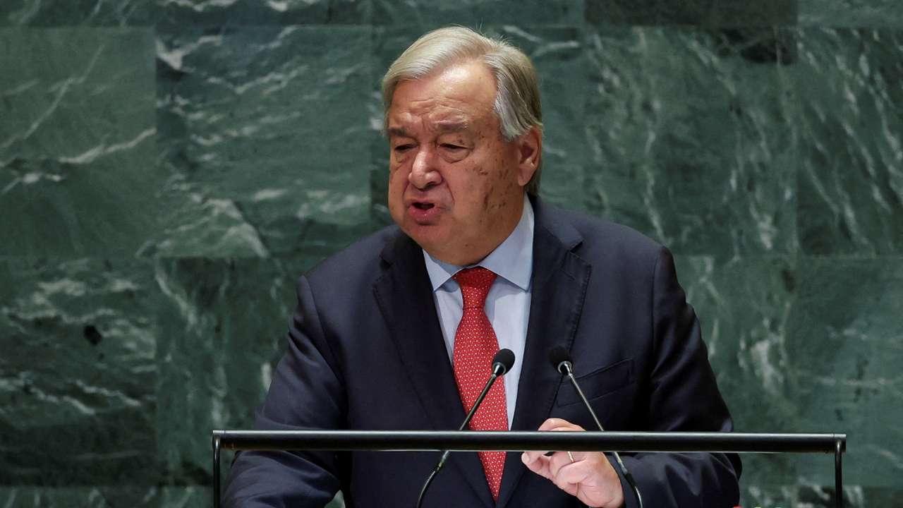 FILE PHOTO: World leaders take part in the 79th annual U.N. General Assembly high-level debate
