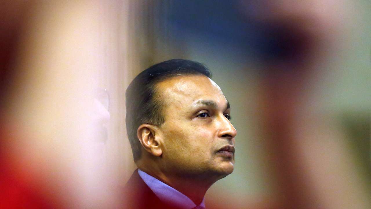 Anil Ambani, Chairman of India's Reliance Communications, attends a news conference in Mumbai