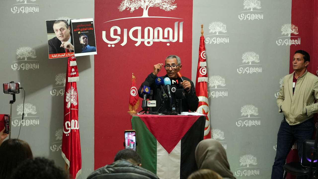 Jailed Tunisian opposition leader faced brutal violence in prison, his lawyer says