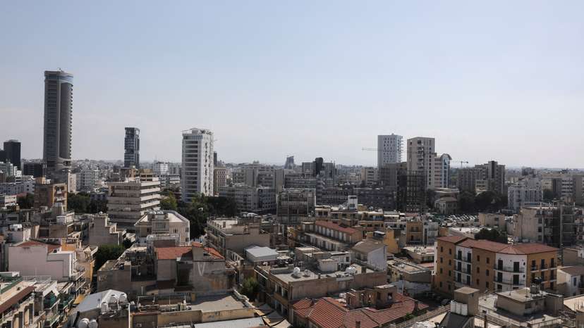 A general view of the city of Nicosia