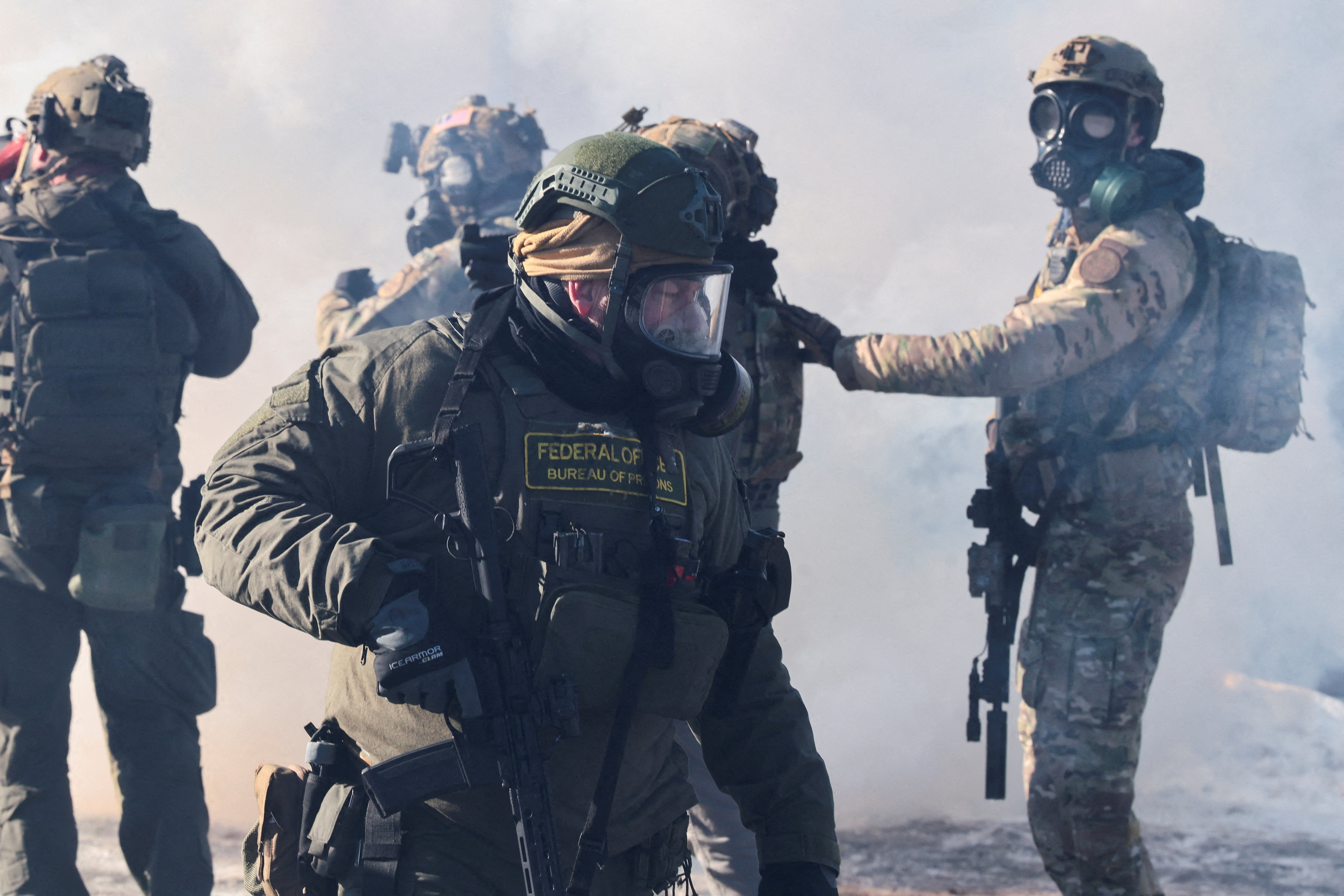 Scene of a shooting involving federal immigration agents in Minneapolis