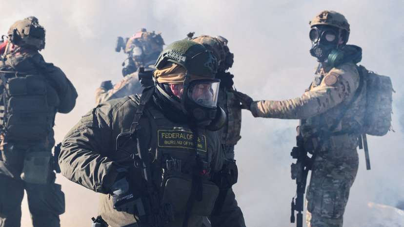 Scene of a shooting involving federal immigration agents in Minneapolis