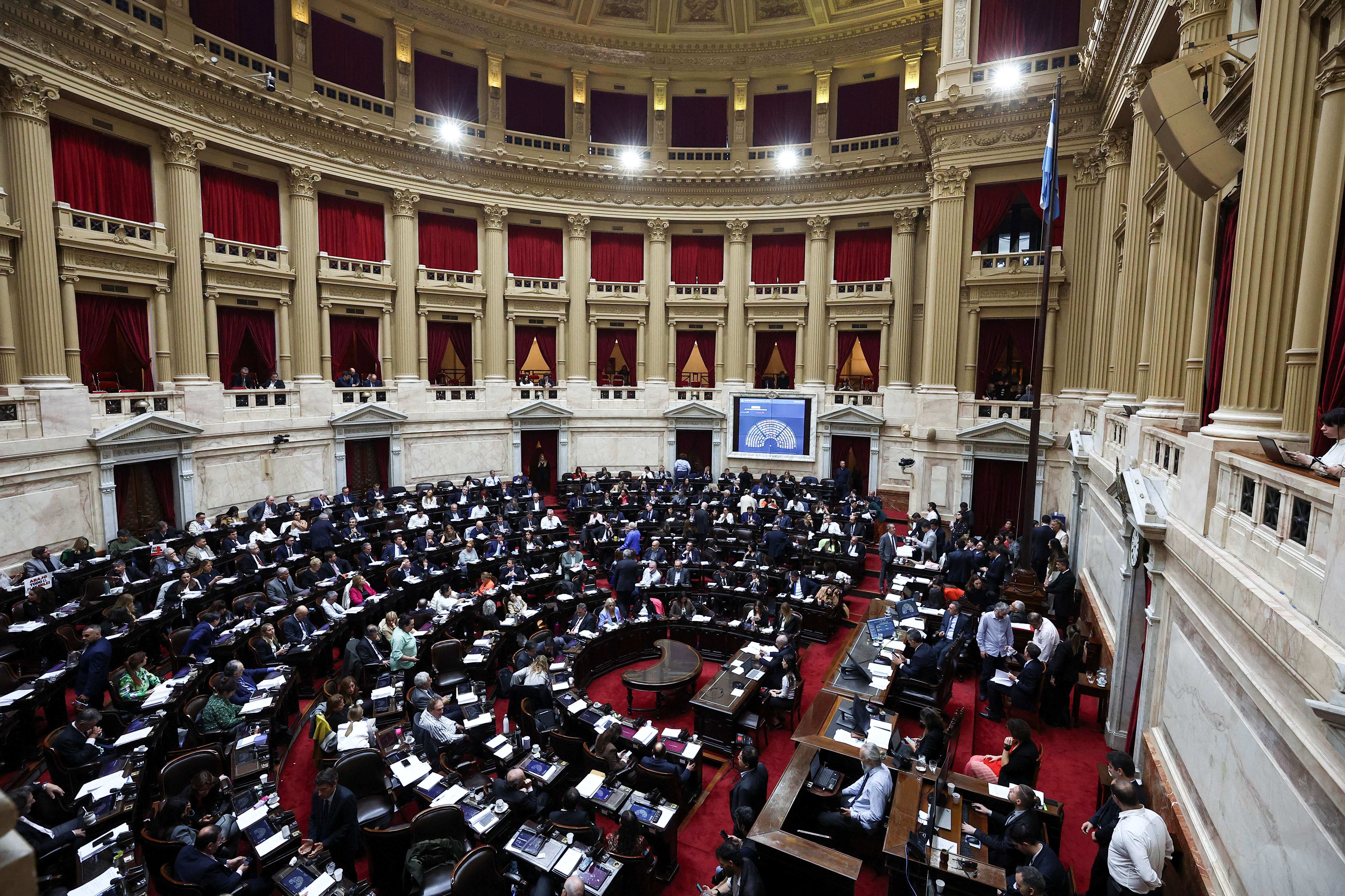 Debate on Argentina's President Milei's reform bill, in Buenos Aires