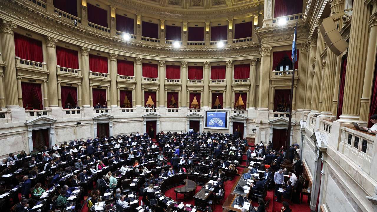 Debate on Argentina's President Milei's reform bill, in Buenos Aires