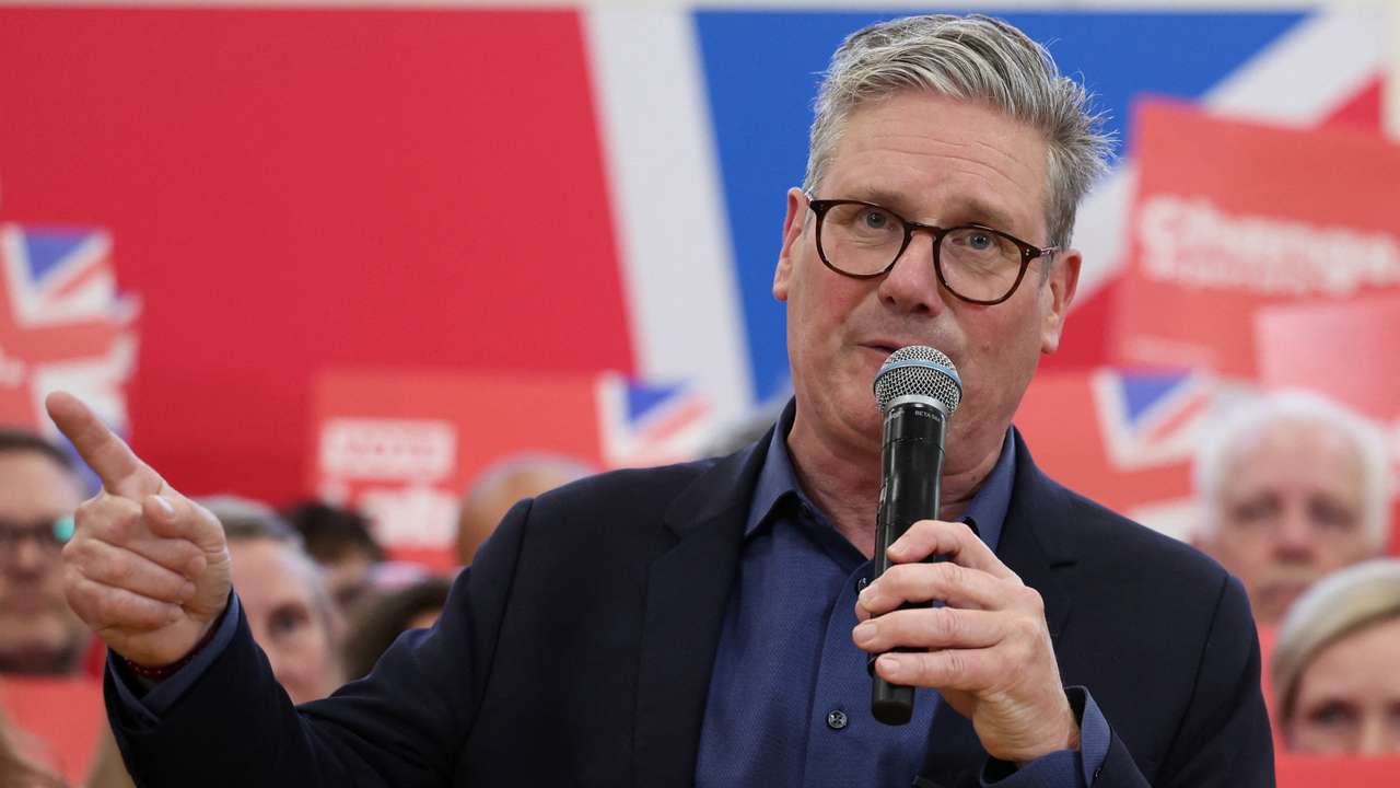 British opposition Labour Party leader Starmer meets voters across the country as campaign continues