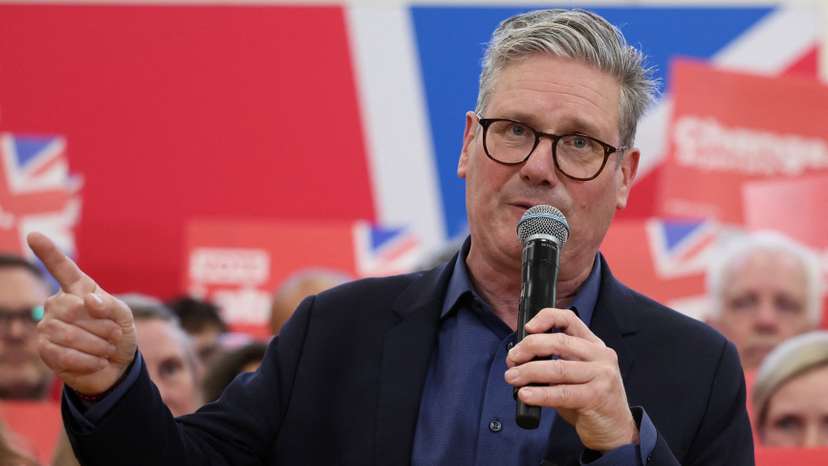 British opposition Labour Party leader Starmer meets voters across the country as campaign continues