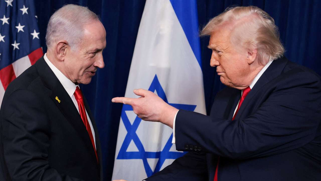 U.S. President Trump meets Israeli PM Netanyahu at Trump’s Mar-a-Lago club, in Palm Beach