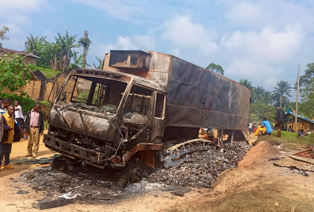 Islamic state-linked rebels kill over 50 at east Congo funeral