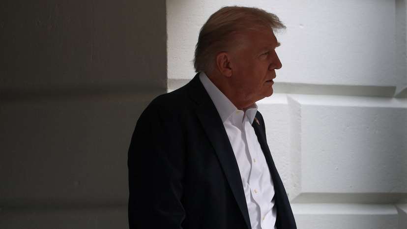 U.S. President Donald Trump departs for travel to New York to attend the Ryder Cup golf tournament