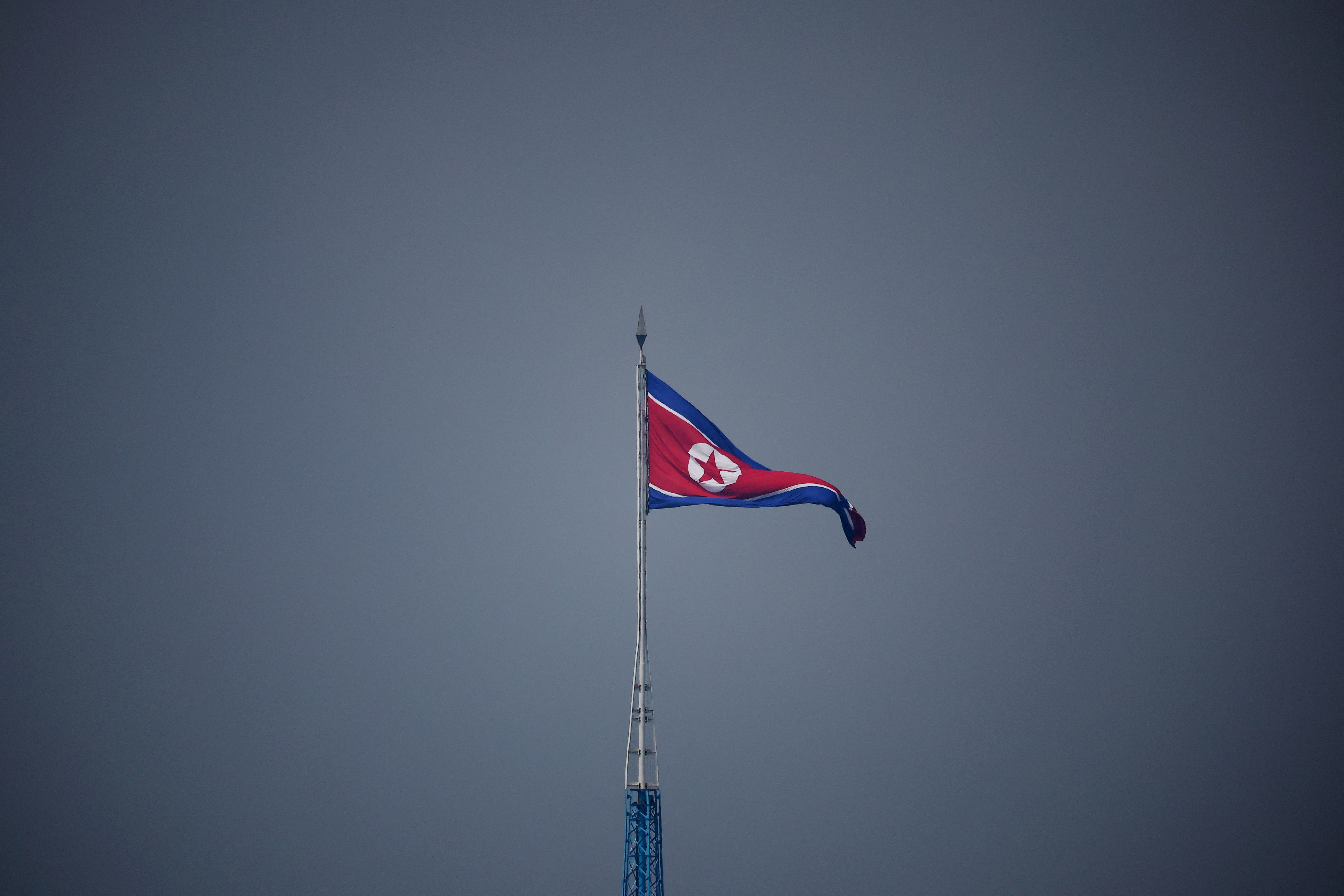 FILE PHOTO: The truce village of Panmunjom inside the demilitarized zone (DMZ) separating the two Koreas