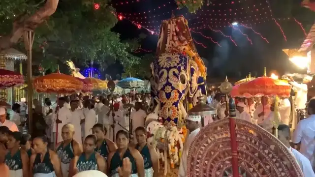 Sacred Festival Lights Up Sri Lank