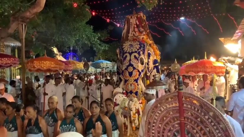 Sacred Festival Lights Up Sri Lank
