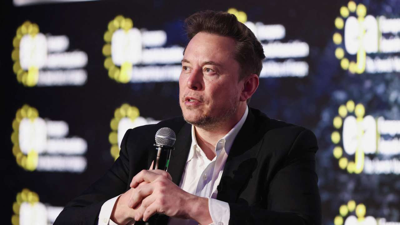 FILE PHOTO: Tesla CEO Musk attends a conference organized by the European Jewish Association, in Krakow