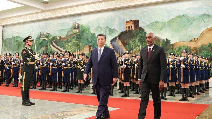 Maldives President Mohamed Muizzu visits Beijing