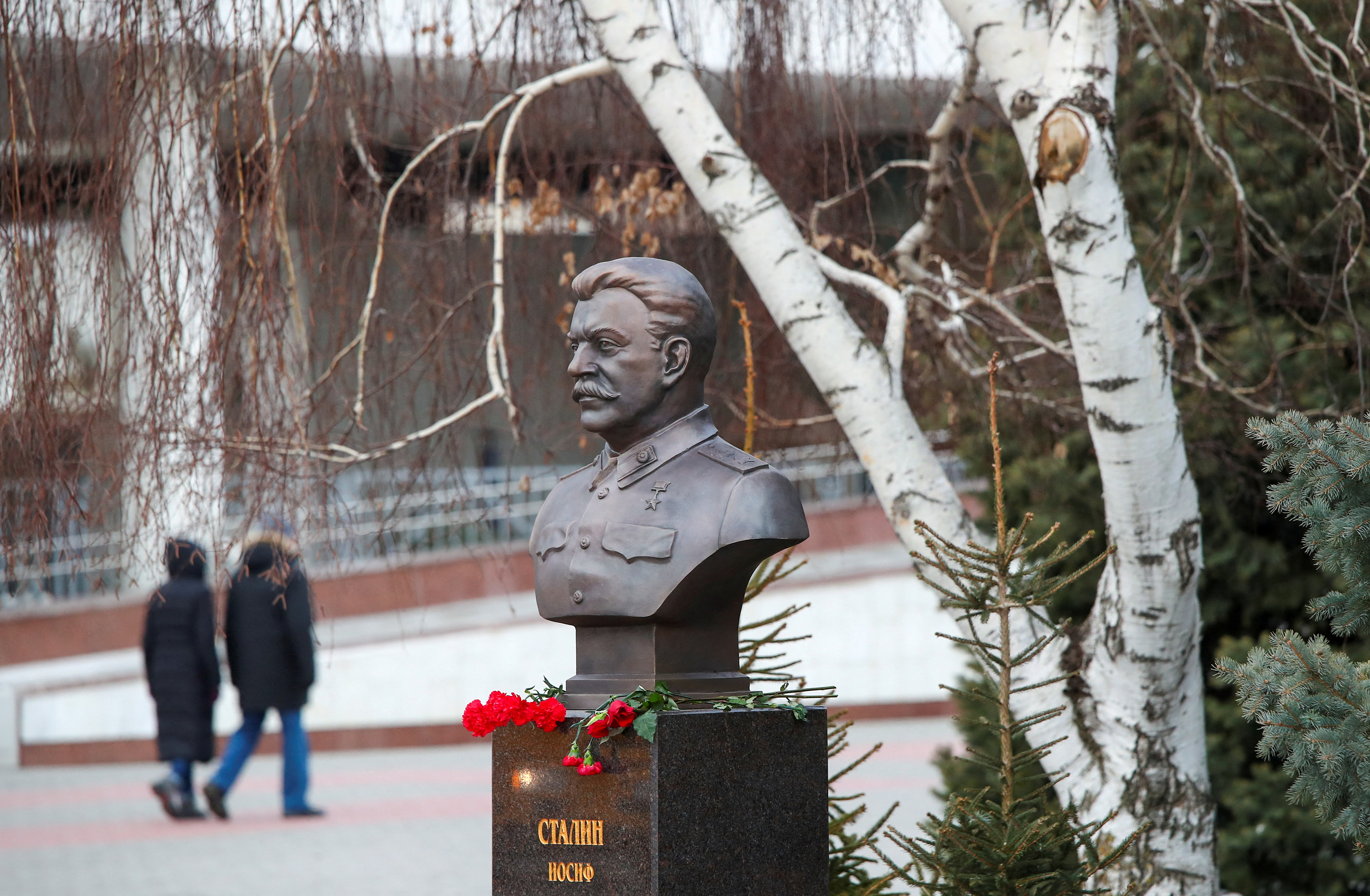 FILE PHOTO: New monument to Soviet leader Stalin unveiled to mark WW2 anniversary in Volgograd
