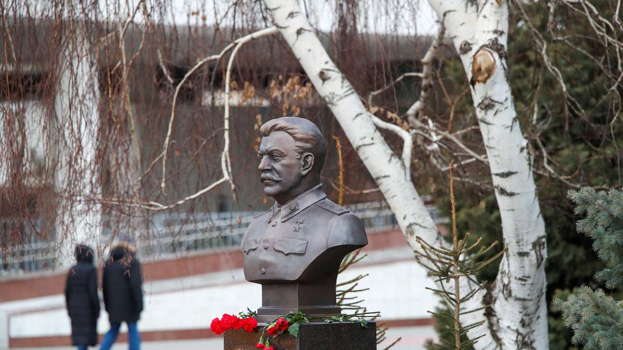 FILE PHOTO: New monument to Soviet leader Stalin unveiled to mark WW2 anniversary in Volgograd