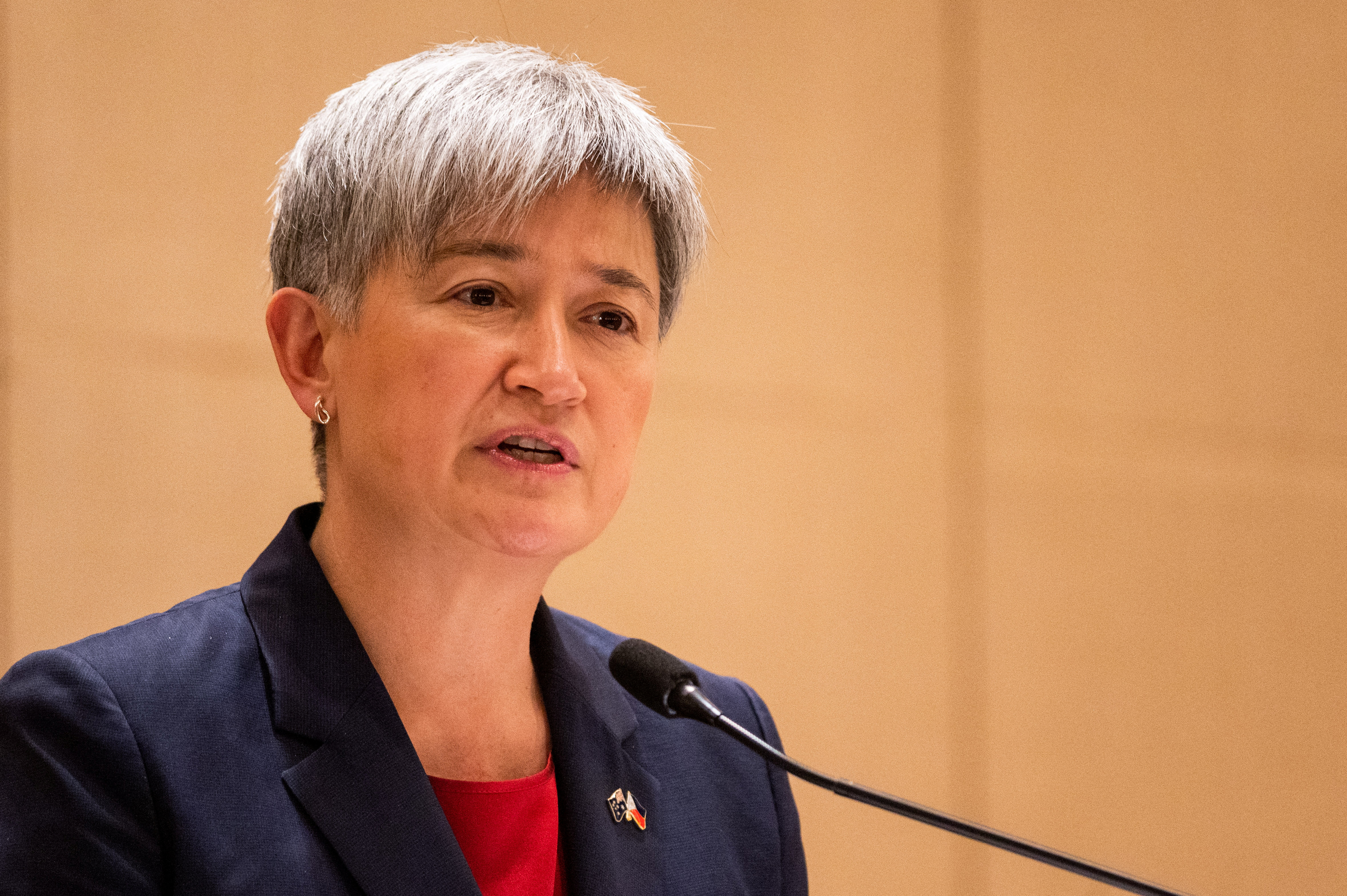 FILE PHOTO: Australian Foreign Minister Penny Wong visits Philippines