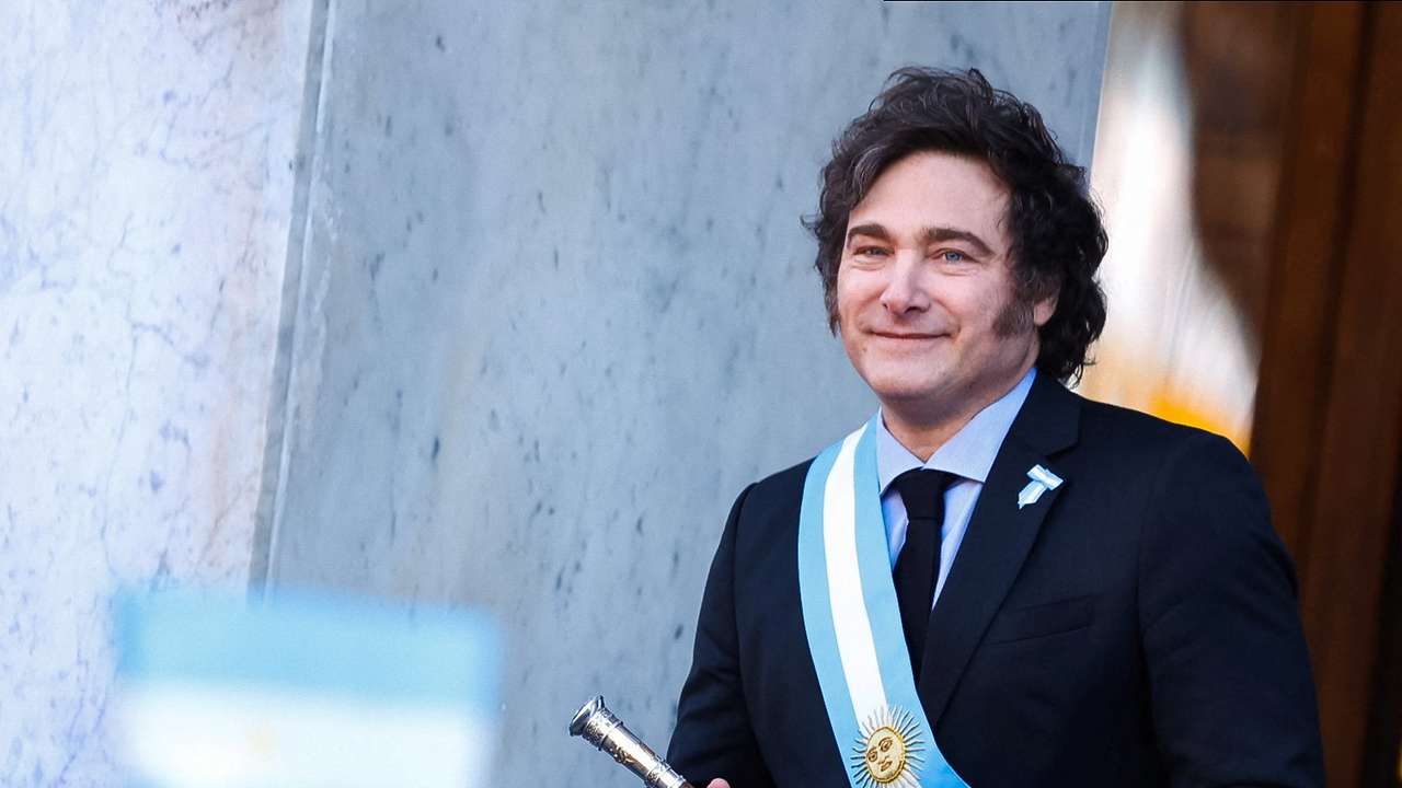 Argentina's President Milei commemorates the 214th anniversary of the May Revolution, in Cordoba