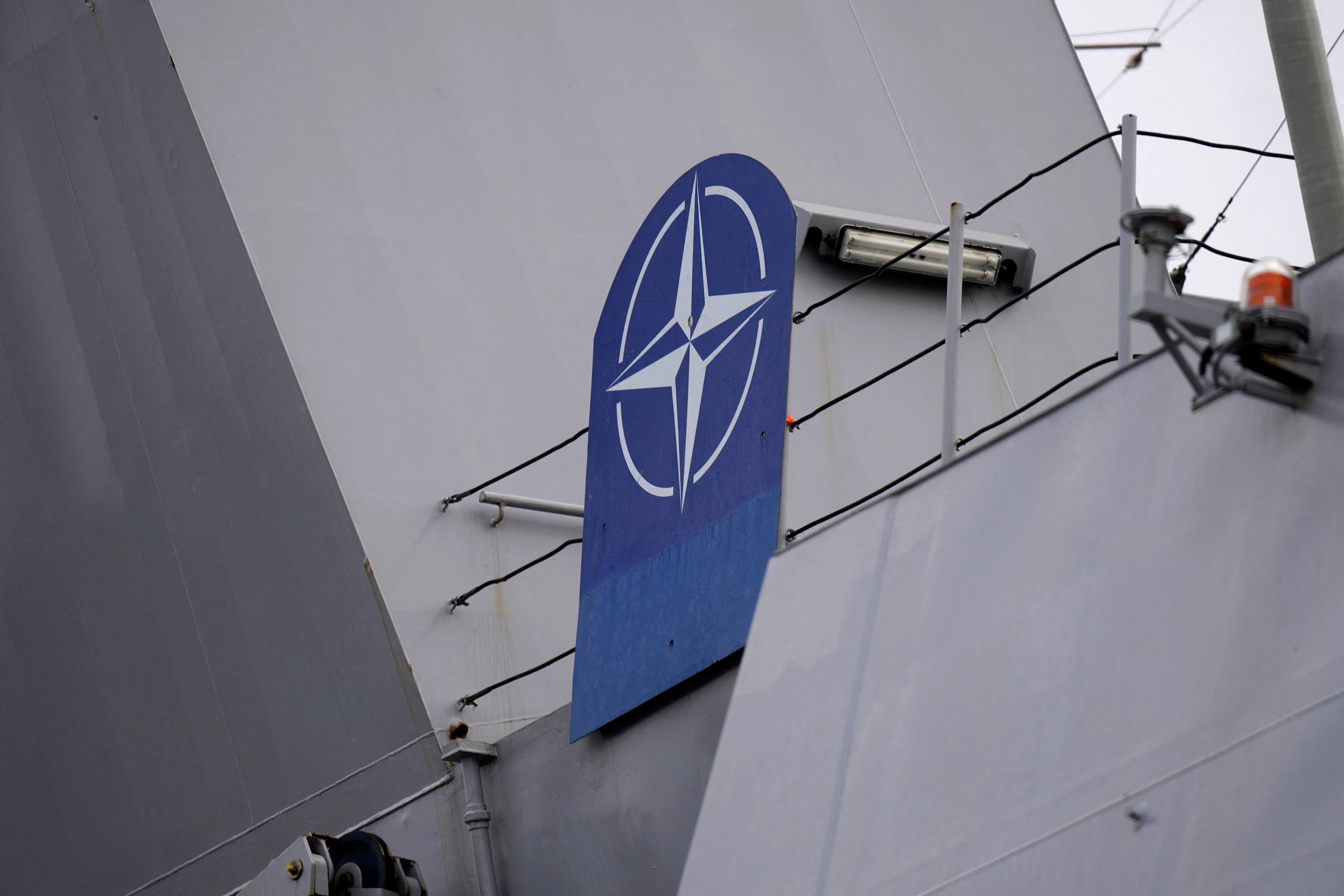 NATO flagship frigate Tromp in Tallinn