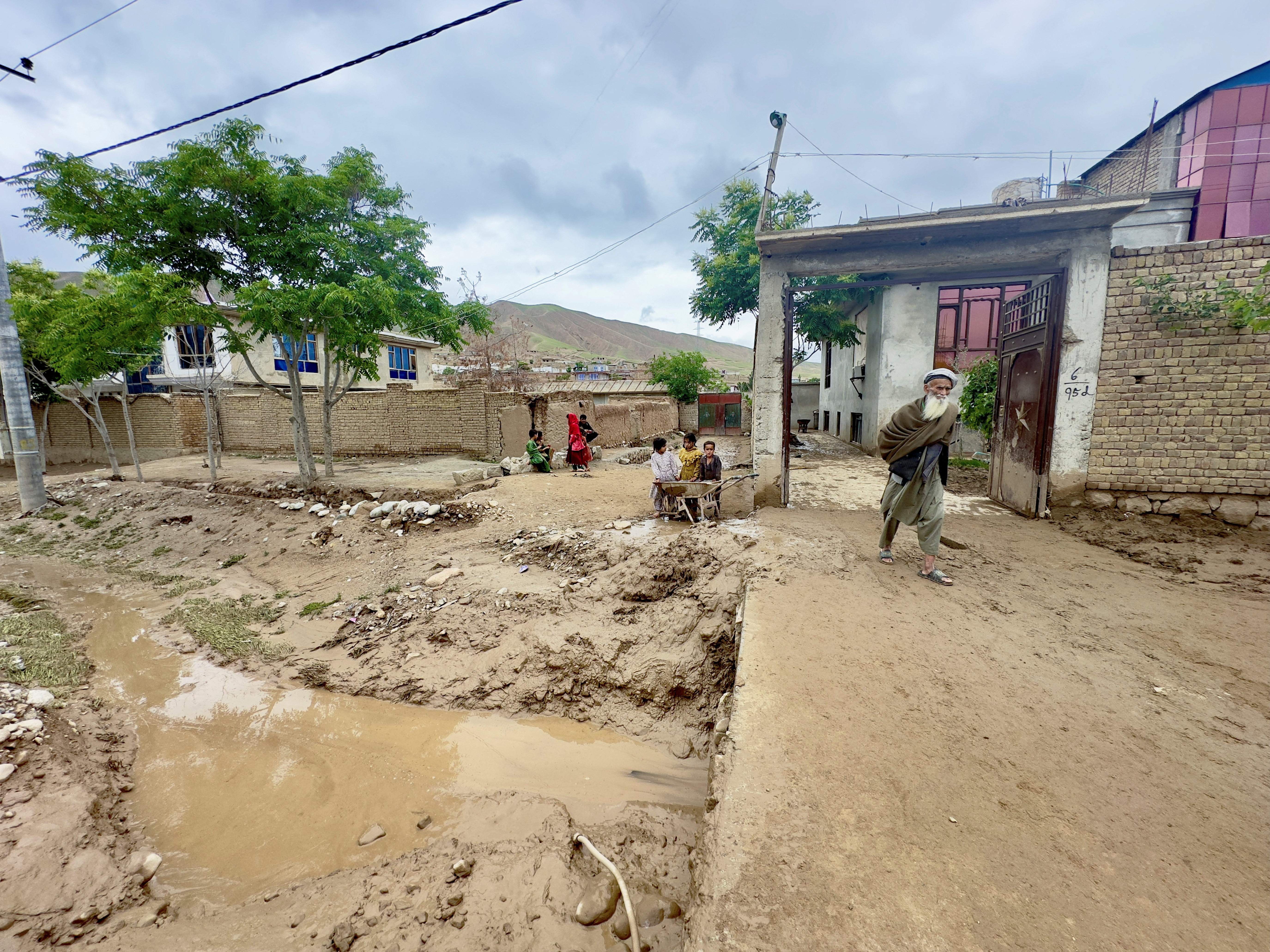 Aftermath of floods following heavy rain in the northern province of Baghlan