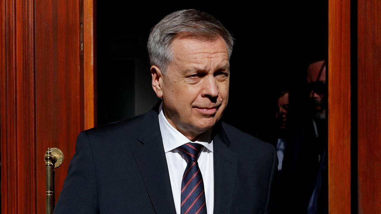 Igor Kostyukov exits the consulate general of the Russian Federation, in Istanbul