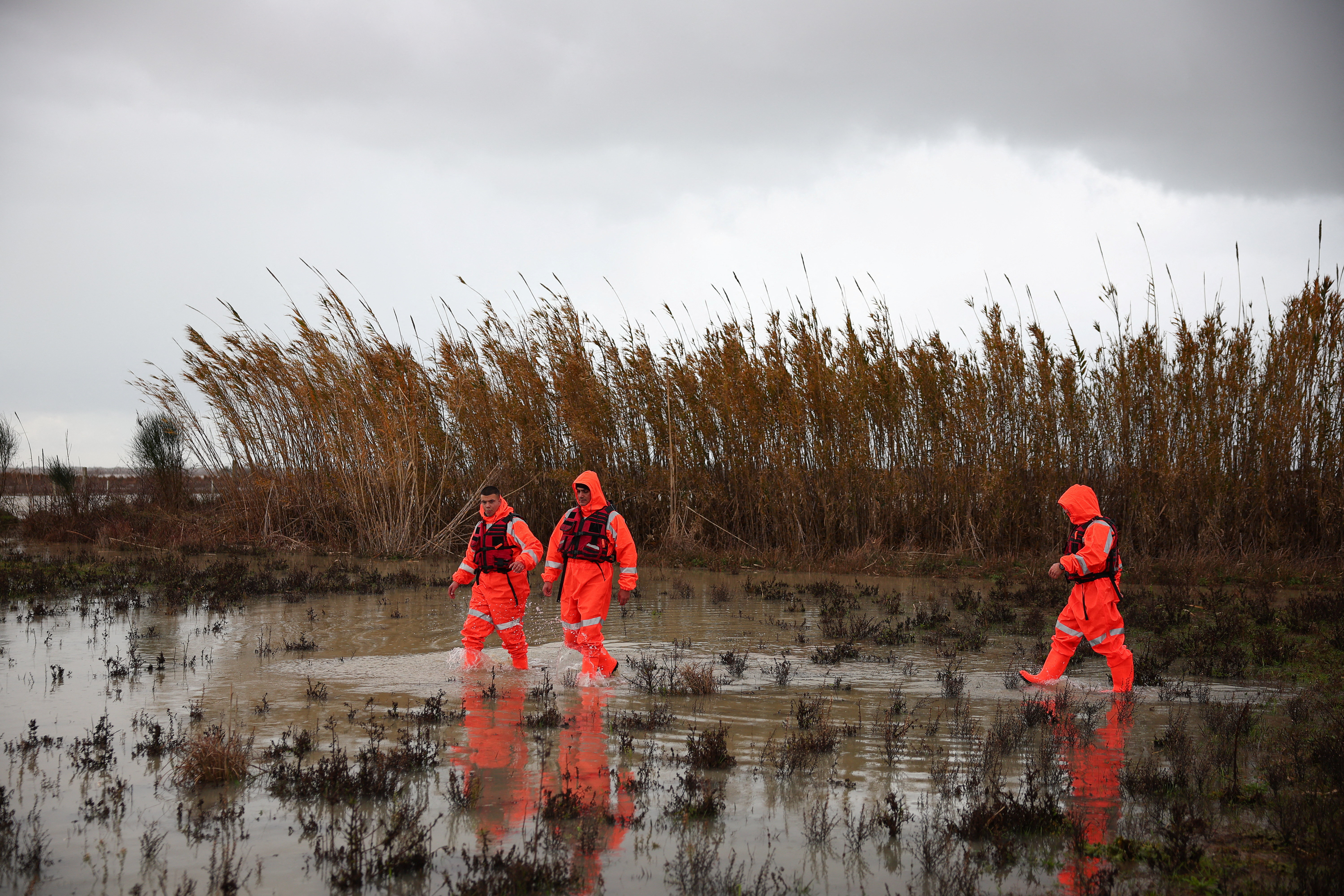 Severe rain causes flooding in Albania