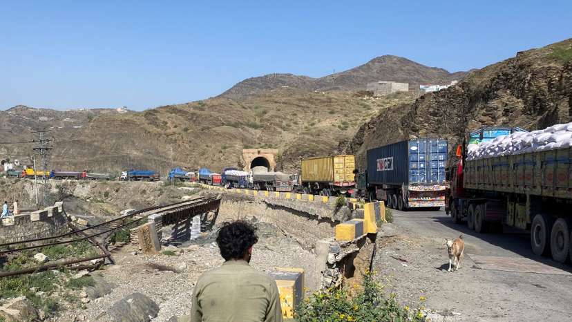 Pakistan closes border with Afghanistan following exchanges of fire, in Torkham