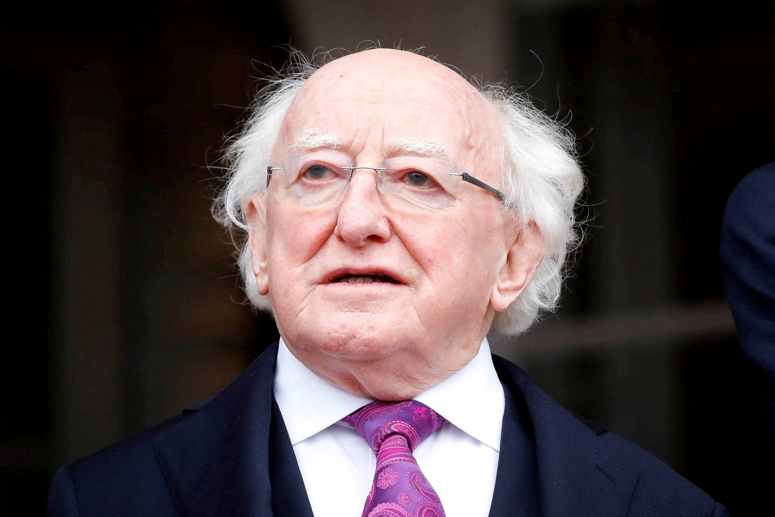 FILE PHOTO: Irish President Michael Higgins