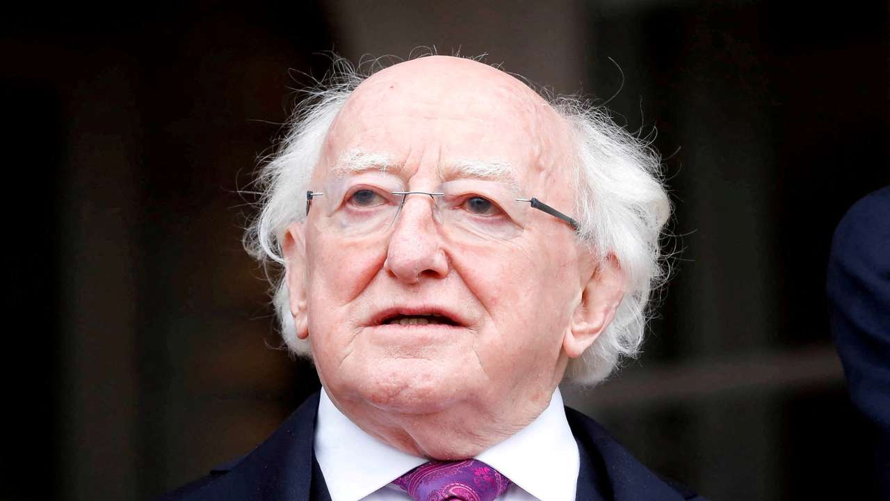 FILE PHOTO: Irish President Michael Higgins