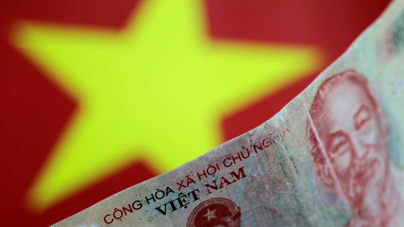 FILE PHOTO: A Vietnam Dong note is seen in this illustration photo
